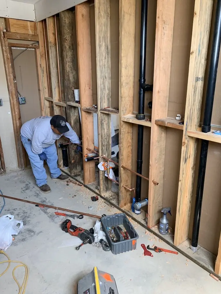 Commercial rough-in plumbing for Gas Line Repair in Sayers